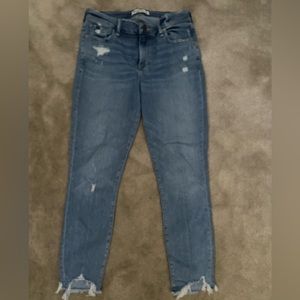 Abercrombie and Fitch Super Skinny Ankle Mid-Rise Jean
